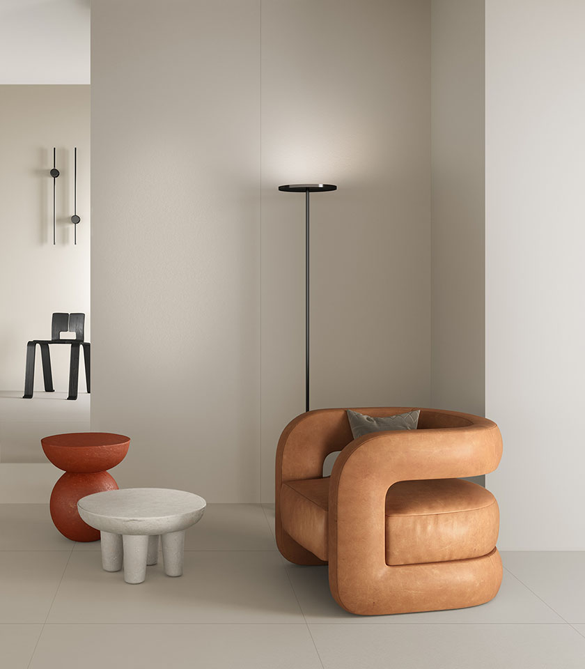Découvrez le ton sur ton avec les surfaces Lea Ceramiche dans des nuances neutres et raffinées, relevées par des accents chaleureux pour des intérieurs épurés et contemporains.